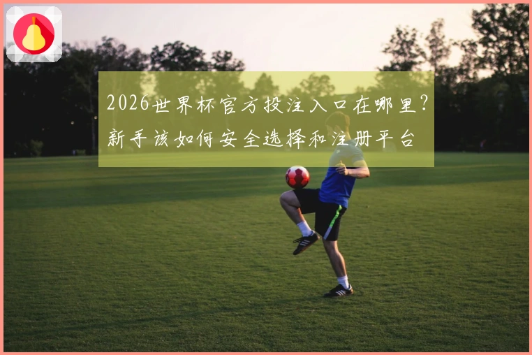 2026世界杯官方投注入口在哪里？新手该如何安全选择和注册平台